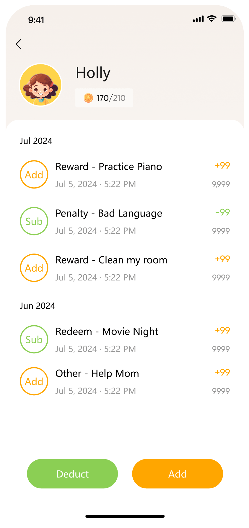 Family Plan app preview